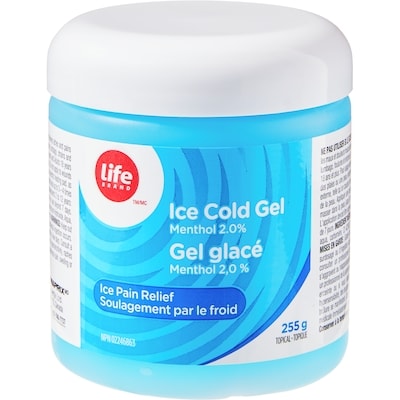 Life Gel glacé au menthol 2 %  255 g, 3,92 $/100g