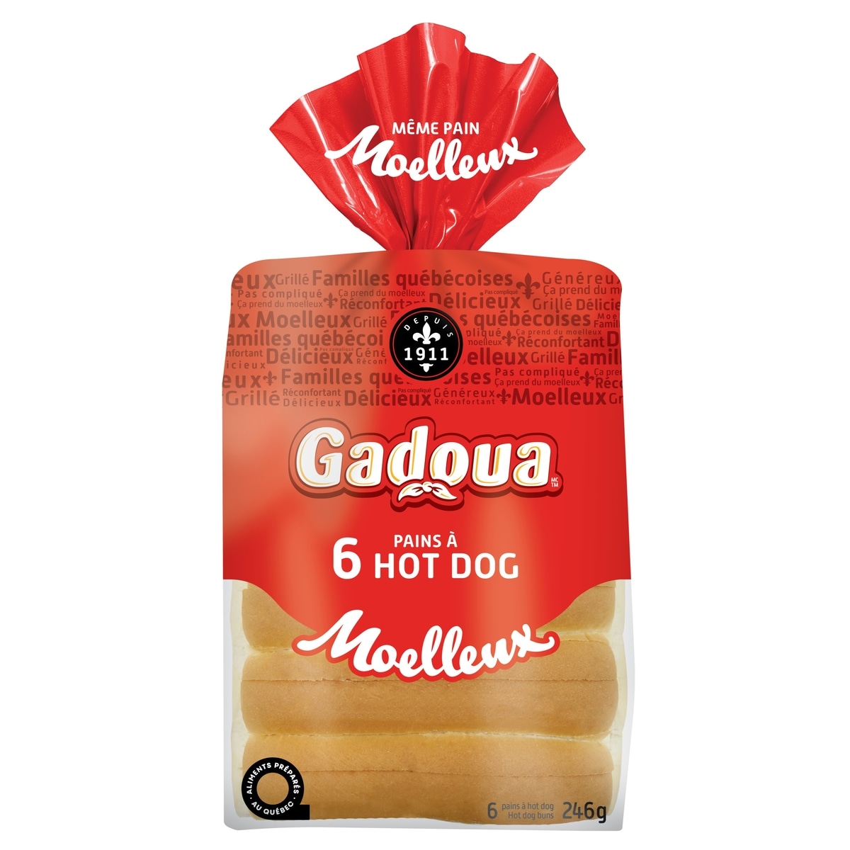 Gadoua Burger Buns 564 g, $0.80/100g