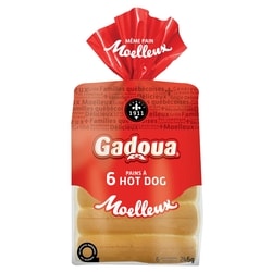 Gadoua GADOUA 3,5" HAMBURGER MOELLEUX 564 g, 0,80 $/100g