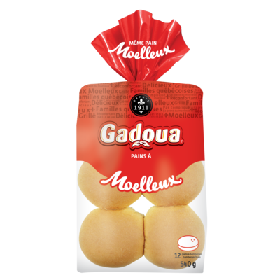 Gadoua HAMBURGER MOELLEUX 564 g, 0,80 $/100g