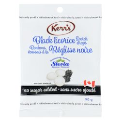 Kerr's Hard Candy Black Licorice Scotch Drops - 90 g | Real