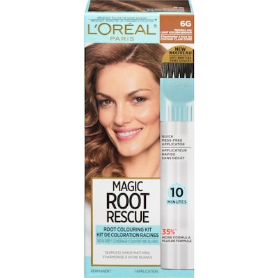 L'Oreal Paris Magic Root Rescue Permanent Haircolour 6G Light Golden Brown 1 ea, $9.00/1ea