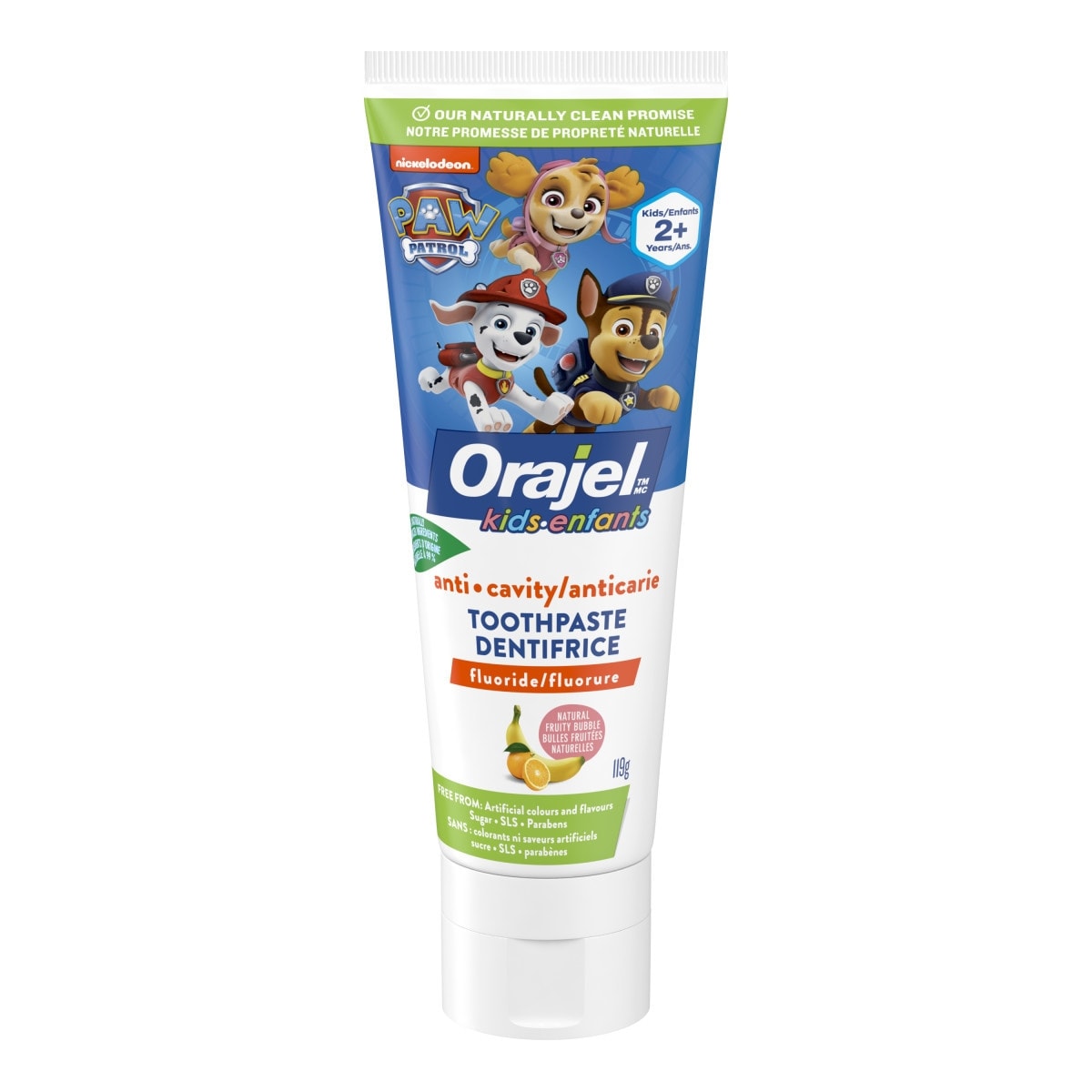 Orajel Kids PAW Patrol™ Anticavity Fluoride Toothpaste 119 g, $6.71/100g