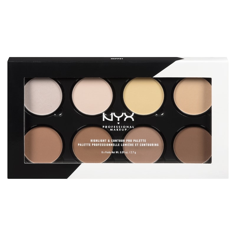 Contour & Highlight Pro-Palette, 8 Refillable Shades Na