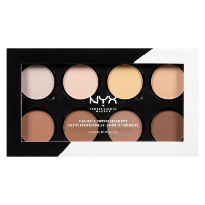 Palette Professionnelle pour Illuminer et Accentuer les contours, 8 shades Na