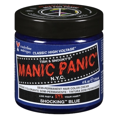 Tish & Snooky’s Classic high voltage crème colorante semi-permanente shocking blue 118 ml, 11,43 $/100ml