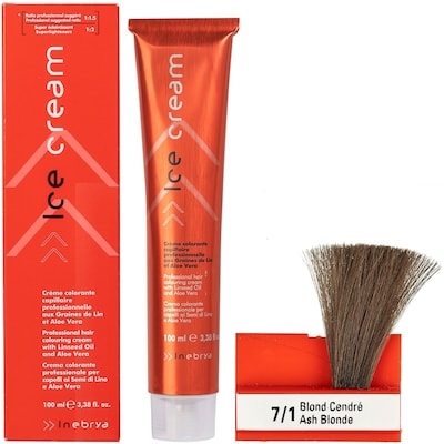 Ice Cream Professional Hair Color 7/1 Ash Blonde 100 ml, $10.49/100ml
