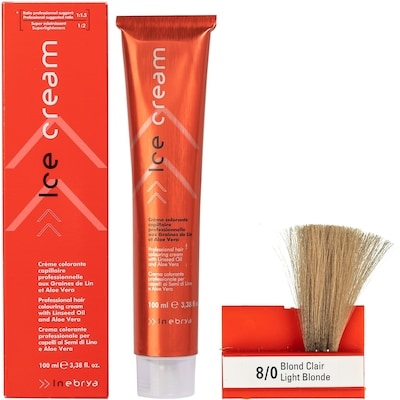 Ice Cream Professional Hair Color 8/0 Light Blonde 100 ml, $10.49/100ml
