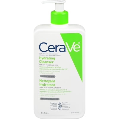 Cerave Hydrating Cleanser for Dry to Normal Skin 562 ml, $4.10/100ml