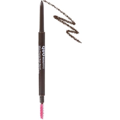 Quo Beauty Crayon à sourcils ultra-précis, brun foncé 1 ea, 10,00 $/1ch
