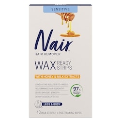 Wax Ready-Strips for Legs and Body with Honey and Milk Extracts
