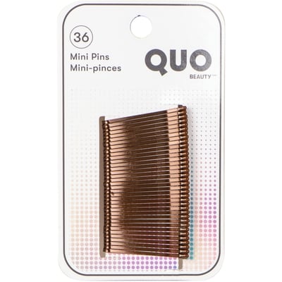 Quo Beauty Mini Bobby Pins Brown 1 ea, 4,69 $/1ch