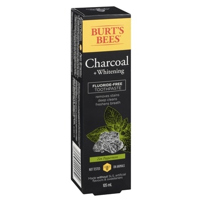 Toothpaste, Fluoride Free, Charcoal, Zen Peppermint, 105 Ml