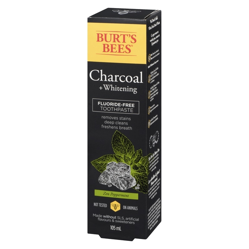 Toothpaste, Fluoride Free, Charcoal, Zen Peppermint, 105 Ml