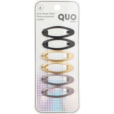 Quo Beauty 6-Pack Matte Snap Clip 1 ea, $9.99/1ea