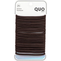 Thick Elastics Brown Pack of 24