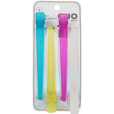 Quo Beauty Coloured Salon Clips  Pack of 4 1 ea, $8.99/1ea