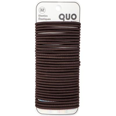 Quo Beauty 32Pk Reg Elastics Brn 1 ea, 8,00 $/1ch