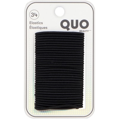 Quo Beauty 34Pk Thin Elastics Blk 1 ea, 6,99 $/1ch