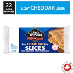 Light Cheddar Cheese Slices