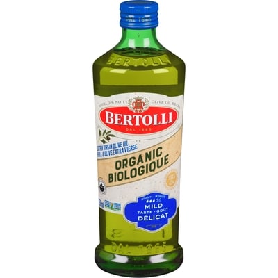 Bertolli Mild Taste-Organic Extra Virgin Olive Oil 750 ml, $1.73/100ml