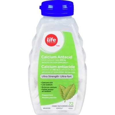 Life Antiacide, ultra fort, menthe poivrée 72 ea, 0,06 $/1ch