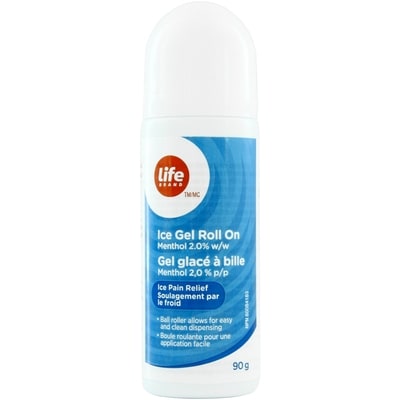 Life Brand Ice Gel Roll On 90 g, $8.32/100g