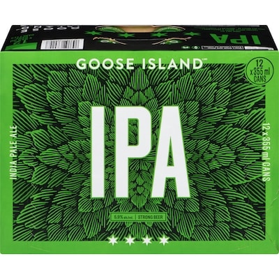 Goose Island Beer Co. IPA Strong Beer (ID required at pick-up) 12x355.0 ml, $0.60/100ml