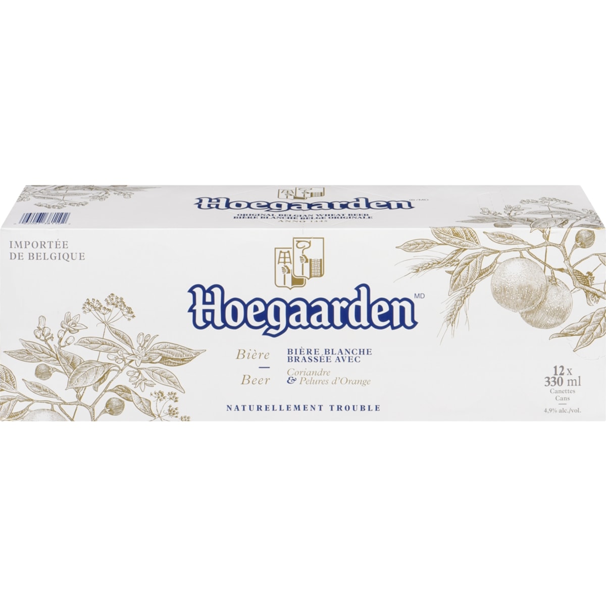 Hoegaarden Bière Blanche Belge Originale (Pièce d’identité requise au moment du ramassage) 12x330.0 ml, 0,66 $/100ml