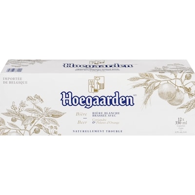 Hoegaarden Bière Blanche Belge Originale (Pièce d’identité requise au moment du ramassage) 12x330.0 ml, 0,66 $/100ml