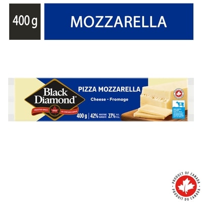 Black Diamond Mozzarella Cheese Bar 400 g, $1.50/100g