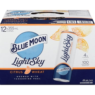 BELGIAN MOON Belgian Moon Beer Light Sky (ID required at pick-up) 12x355.0 ml, $0.65/100ml