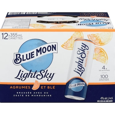 BELGIAN MOON Bière Belgian Moon Light Sky (Pièce d’identité requise au moment du ramassage) 12x355.0 ml, 0,65 $/100ml
