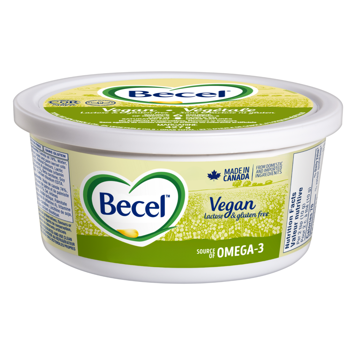 Becel Margarine Vegan 427 g, $1.29/100g