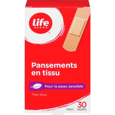 Life Pansement En Tissu, 30 Par Paquet 1 ea, 4,29 $/1ch