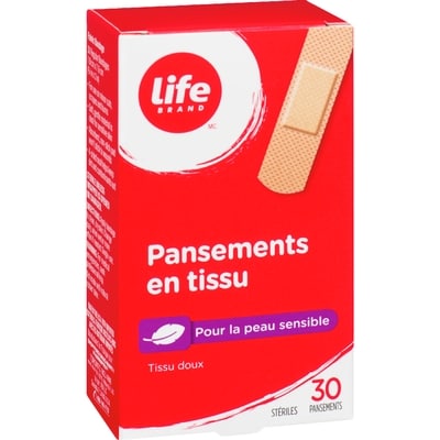 Pansement En Tissu, 30 Par Paquet