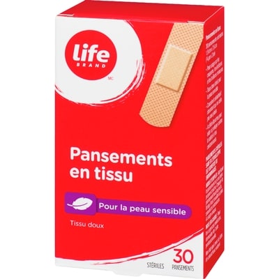 Pansement En Tissu, 30 Par Paquet
