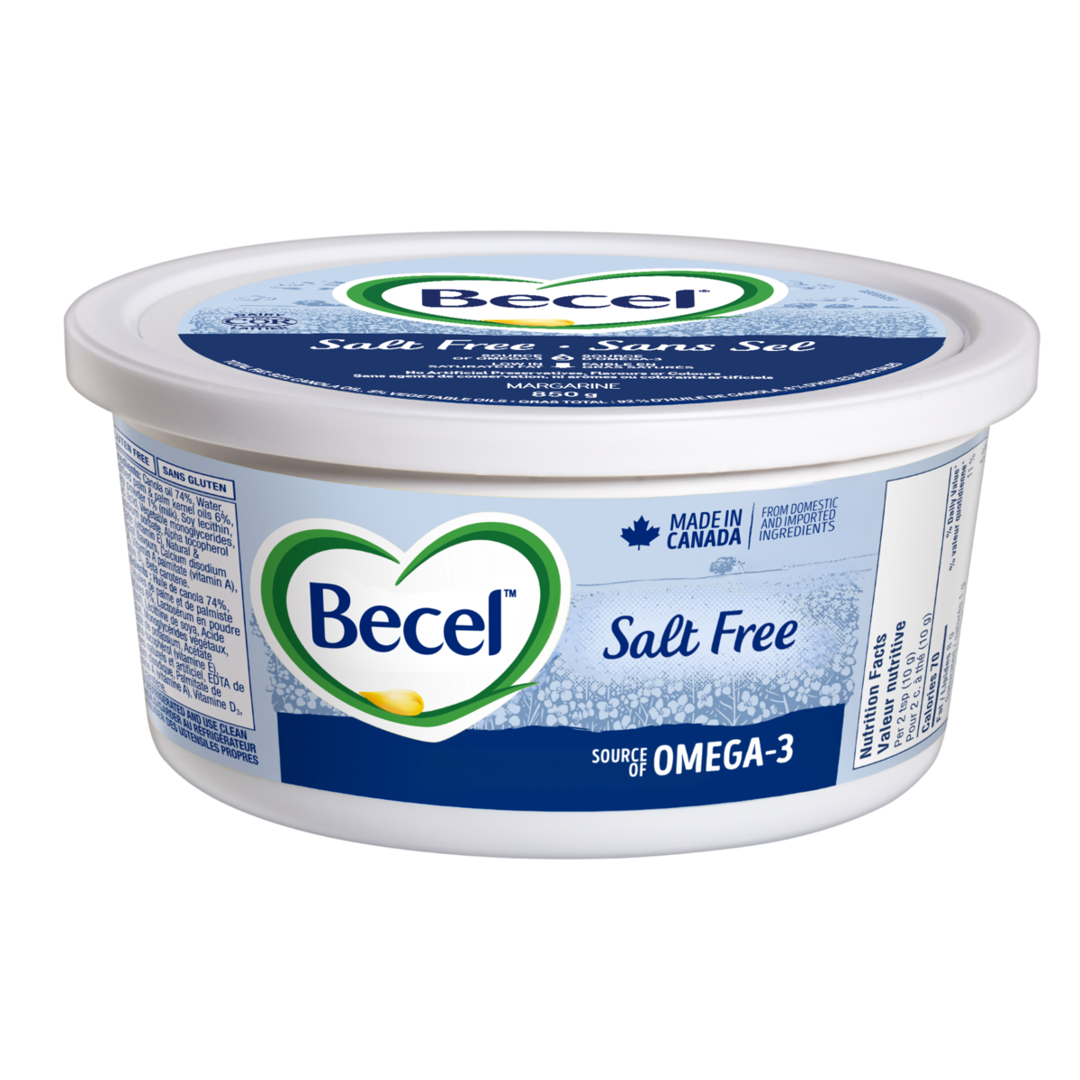 Becel Margarine Salt Free 850 g, $1.12/100g
