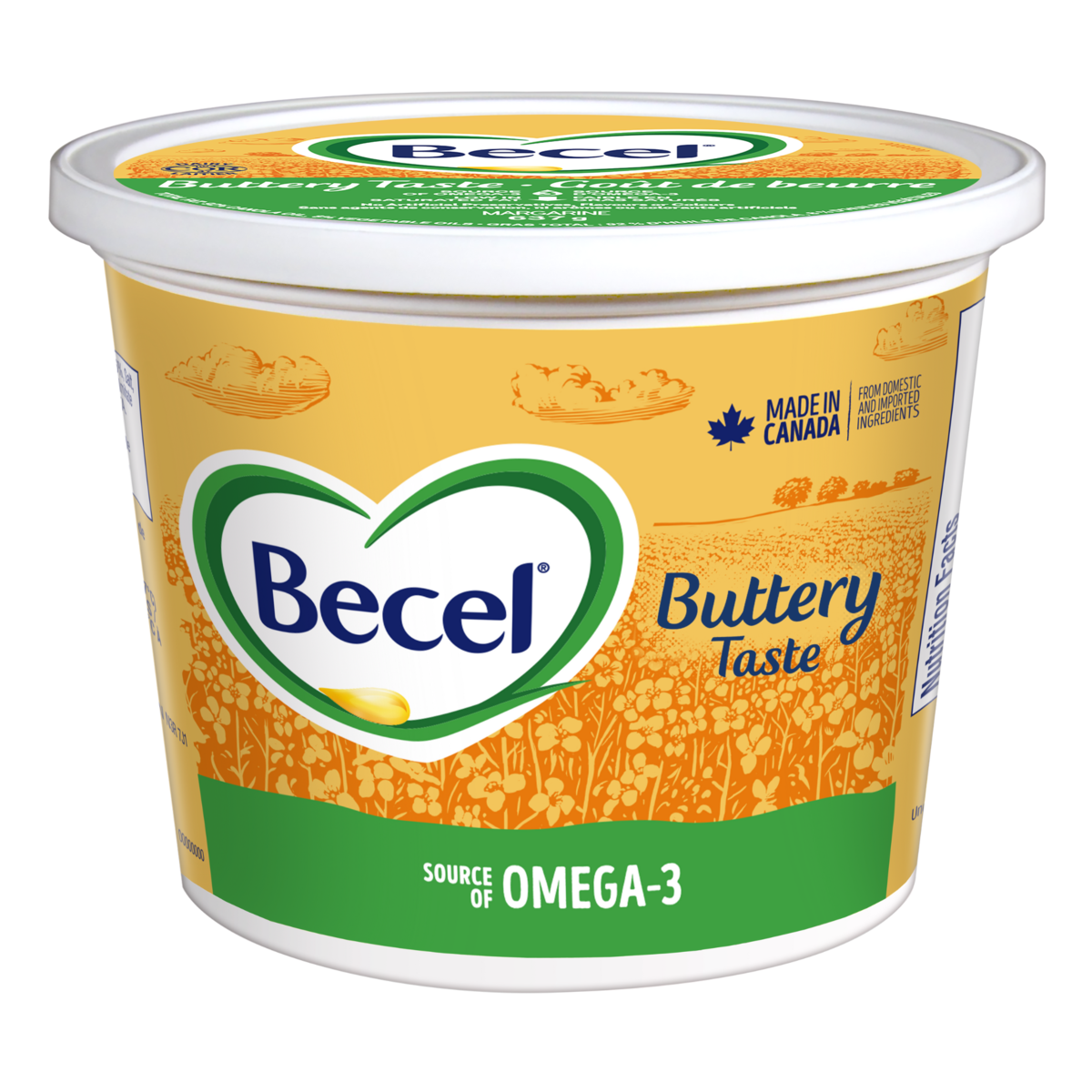 Becel Buttery Taste Margarine 637 g, $1.49/100g