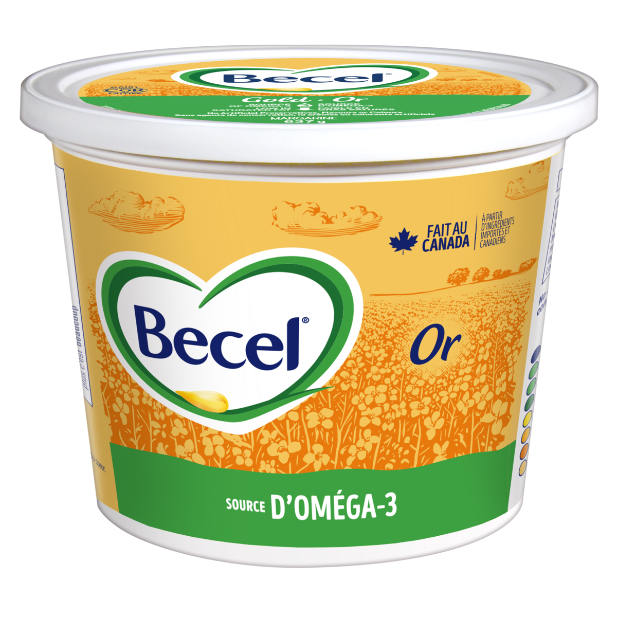 Becel Margarine Goût de Beurre 637 g, 1,49 $/100g
