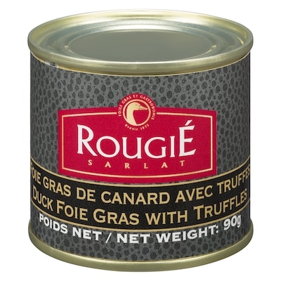 Rougier Foie gras de canard avec truffes 90 g, 16,66 $/100g