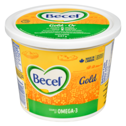 Becel Margarine Gold 637 g, $1.41/100g