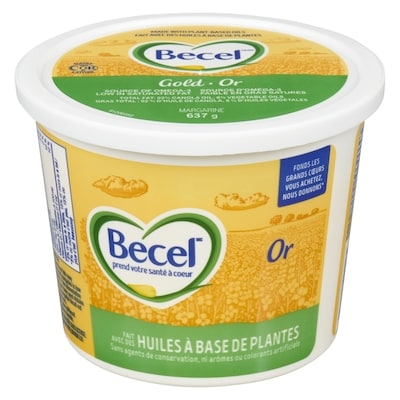 Becel Margarine Or 637 g, 1,54 $/100g