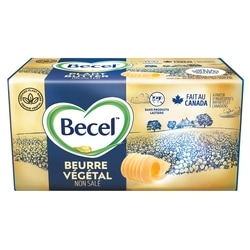 Becel Beurre végétal sans produits laitiers – non-salé 454 g, 1,54 $/100g