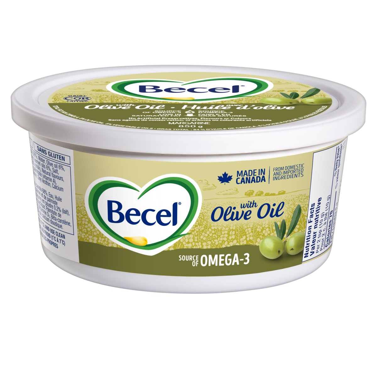 Becel Margarine with Olive Oil 427 g, $1.29/100g