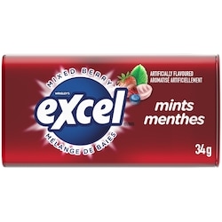 Wrigley's Excel Mixed Berry Flavoured Mints, 1 Tin 1 ea, $2.00/1ea