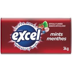 Wrigley’s Baies mélangées, menthes 1 ea, 2,25 $/1ch