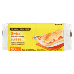 Swiss Flavour Processed Cheese Product Slices