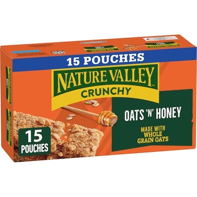 Nature Valley Crunchy Oats 'n' Honey Granola Bars Family Pack 690 g, $1.16/100g