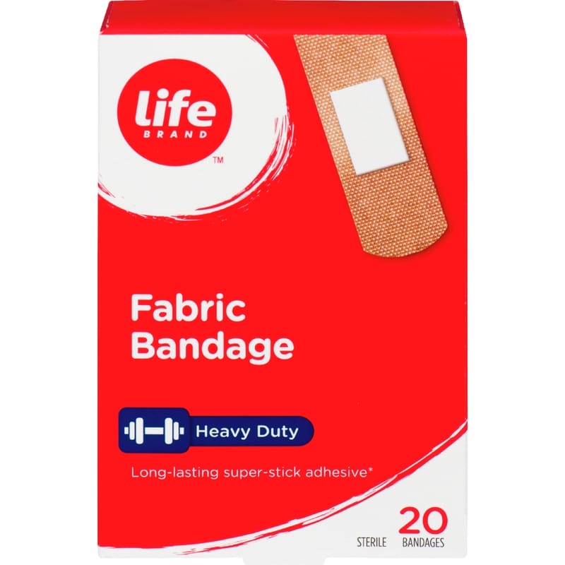 Fabric Bandage, Heavy Duty, 20 Pack